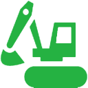 Bagger icon grün